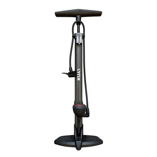 440250.GRA LYNX Pompe à vélo Typhoon 23 x 10 x 63 cm