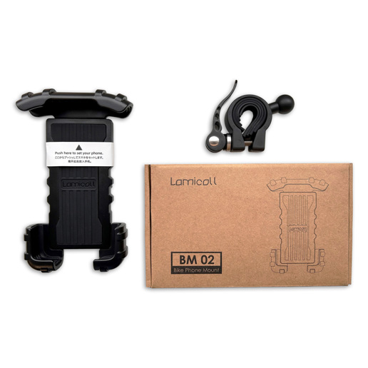 440763 LAMICALL Universal phone holder Claw BM02 Ø <- 15 - 30 mm ->