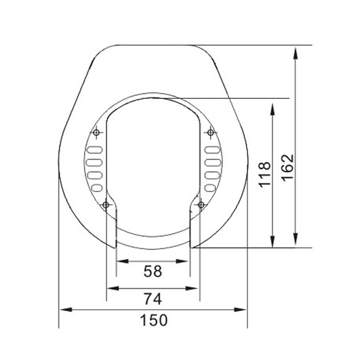 410760 LYNX Ringslot Lazo ART 2 <-> 74 mm