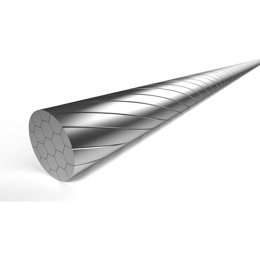 74.6472RVS-SLICK-BOX ELVEDES Schakel binnenkabel Slick RVS 2250 mm ø 1,1 mm (100x) 1 x 19 ø 1,1 x 2250 / ø 4 x 4 mm