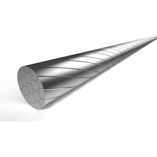 74.6472RVS-SLICK-BOX ELVEDES Schakel binnenkabel Slick RVS 2250 mm ø 1,1 mm (100x) 1 x 19 ø 1,1 x 2250 / ø 4 x 4 mm