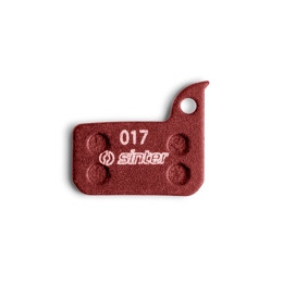 73.017041 SINTER Disc brake pads 017 Standard Red set