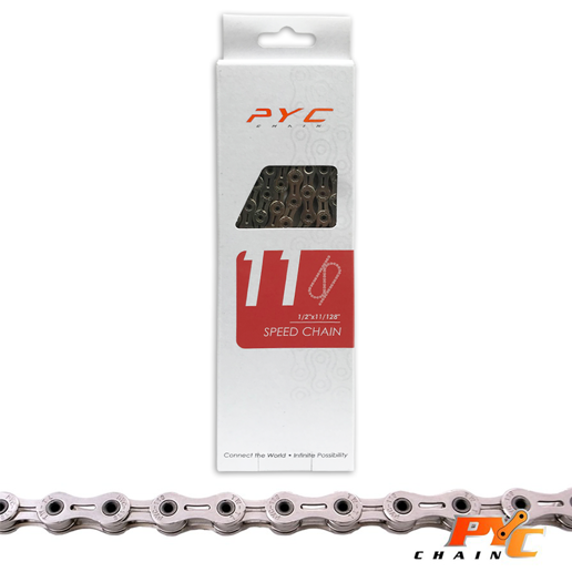 440311.01 P.Y.C. Fahrradkette 11-fach 1/2 x 11/128 Inch - 116L - 5.4 mm