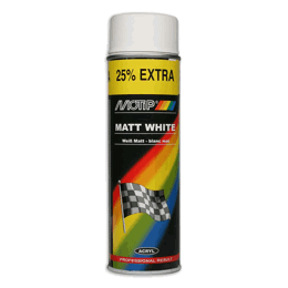 514002 MOTIP Lak wit mat 500 ml