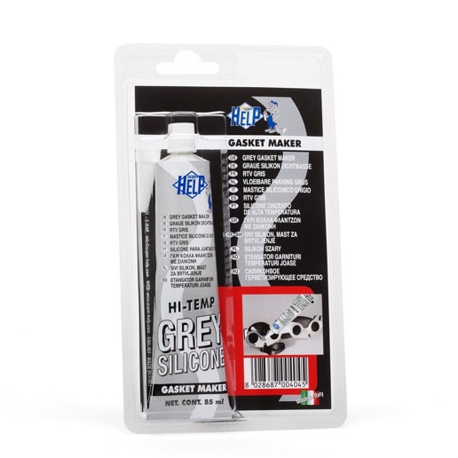 31.404 SUPER HELP Silikon Dichtmasse Grau 85 gr