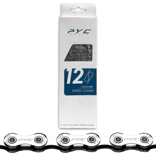 440312.02 P.Y.C. Fahrradkette 12-fach 1/2 x 11/128 Inch - 126L - 5.1 mm