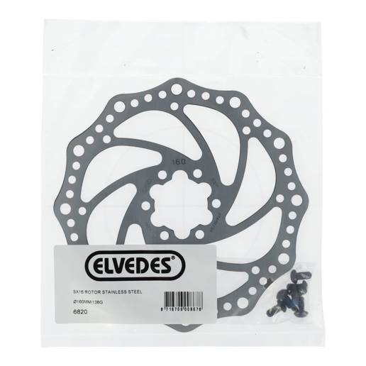 74.6820 ELVEDES Bremsscheibe SX16 aus Edelstahl ø 160 mm