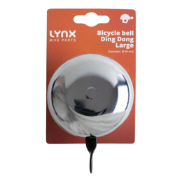 420128 LYNX Sonnette de vélo Ding dong grande Ø 80 mm