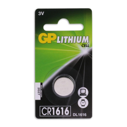 430966 GP CR1616 Lithium Button 3V 1PK
