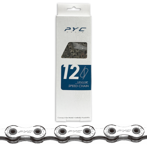 440312.01 P.Y.C. Fahrradkette 12-fach 1/2 x 11/128 Inch - 126L - 5.1 mm