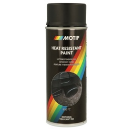 514031 MOTIP Heat resistant lacquer black 400 ml