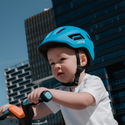 619011.BLU LYNX Fietshelm Kidz M 52-56 cm