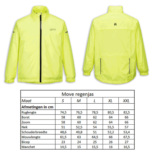 610950.10.S LYNX Veste de sport / Veste de pluie Move S 74.5 x 58 x 58 cm