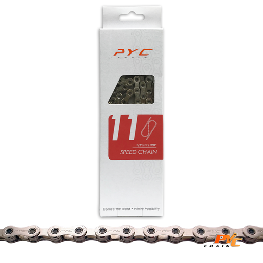 440311.02 P.Y.C. Fahrradkette 11-fach 1/2 x 11/128 Inch - 116L - 5.4 mm