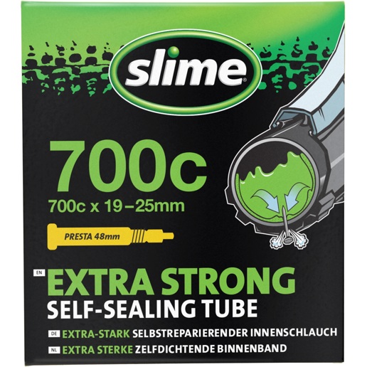 40FC.30061 SLIME Slime Pannenschutz Schlauch 28 Zoll SV 700c x 18 - 24mm