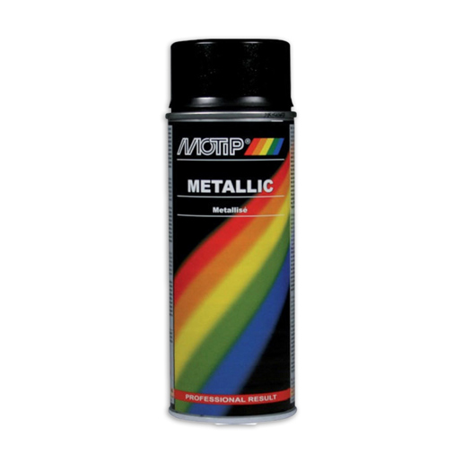 514049 MOTIP Metallic lak zwart 400 ml