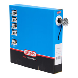 74.6472RVS-SHIM-SL-BOX ELVEDES Schakel binnenkabel Slick RVS 2250 mm ø 1,1 mm (100x) 1 x 19 ø 1,1 x 2250 / ø 4,5 x 4,5 mm