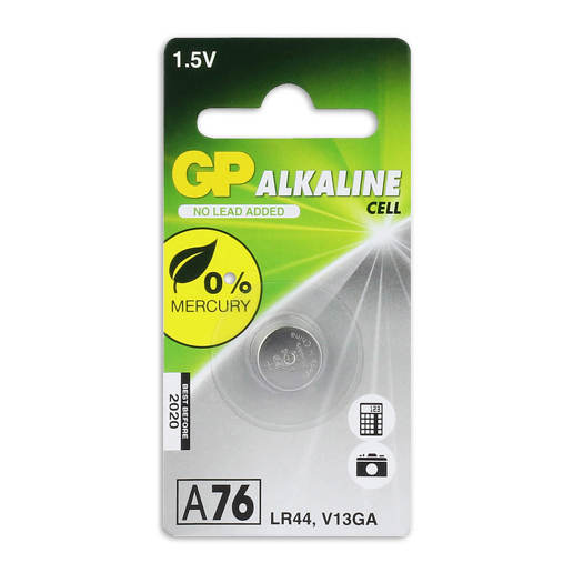 430993 GP LR44 Alkaline Button 1.5V 1PK