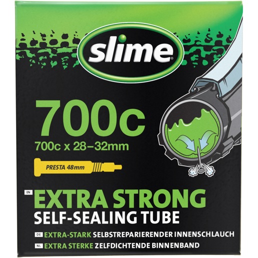 40FC.30062 SLIME Slime Pannenschutz Schlauch 28 Zoll SV 700c x 25 - 34mm