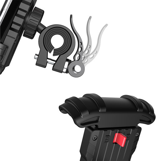 440763 LAMICALL Universal phone holder Claw BM02 Ø <- 15 - 30 mm ->